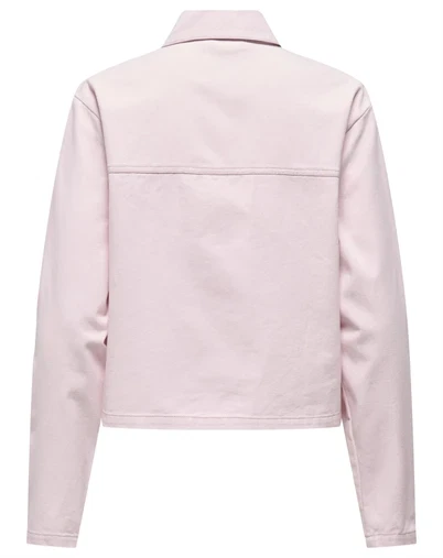 Only - ONLElsa Crochet Shirt Jakke - Pale Lilac